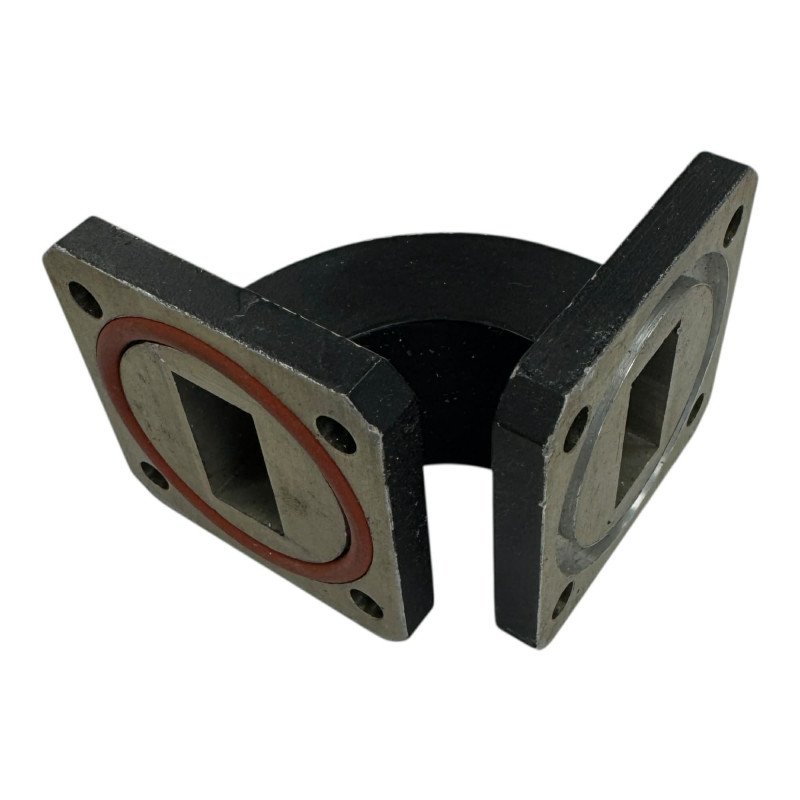 Waveguide E-Bend Section Aluminum WR-75 WR75 PBR/PBR 90° 50x50mm